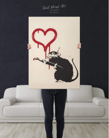 Love Rat Canvas Wall Art - image 3