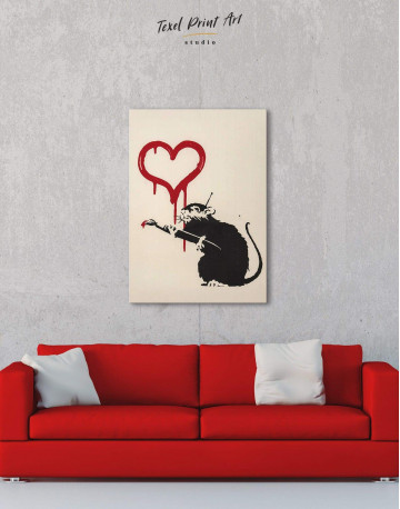 Love Rat Canvas Wall Art - image 4