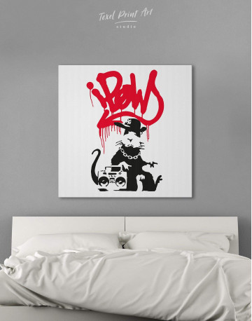 Gangsta Rat Canvas Wall Art - image 4