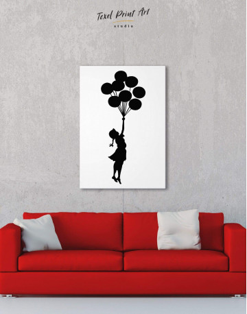 The Girl with the Balloons Canvas Wall Art - image 1