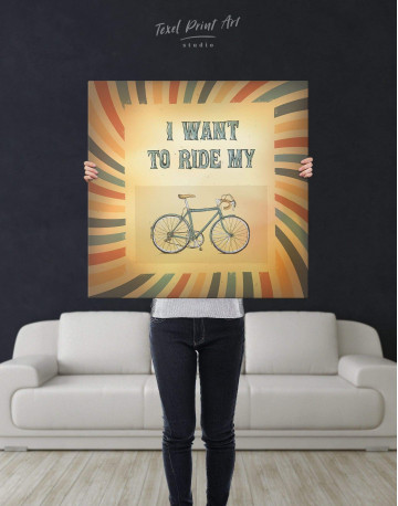 Bicycle Canvas Wall Art - image 2