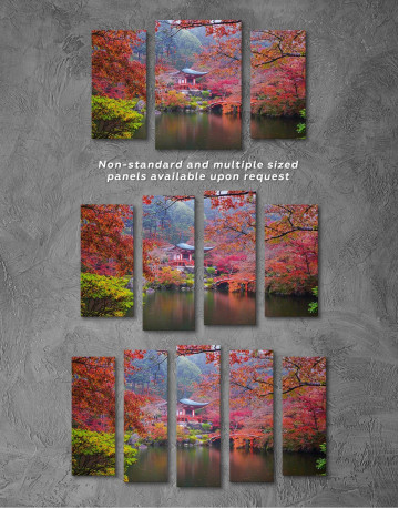 3 Pieces Japan Temple Canvas Wall Art - image 3