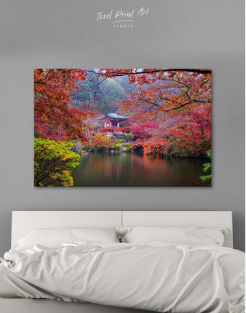 Japan Temple Canvas Wall Art - image 1