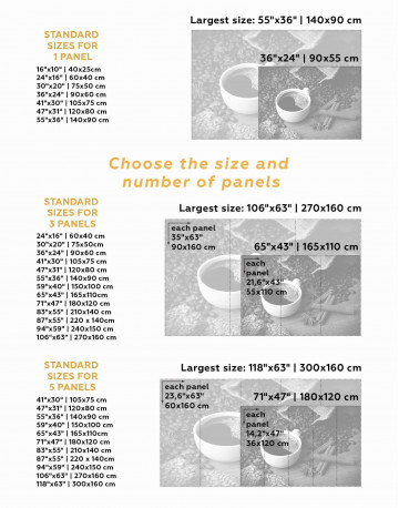 5 Panels Cup of Coffee Canvas Wall Art - image 2