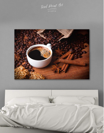 Cup of Coffee Canvas Wall Art