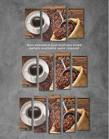 5 Pieces Aroma Coffee Canvas Wall Art - image 3