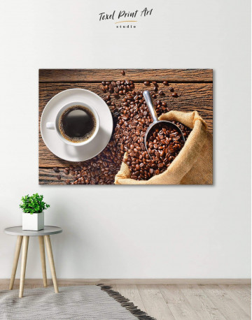 Aroma Coffee Canvas Wall Art - image 1