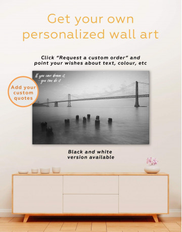 San Francisco Bridge Canvas Wall Art - image 5