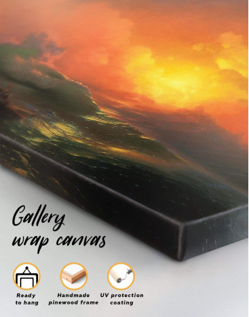 Aivazovsky The Ninth Wave Canvas Wall Art - image 4