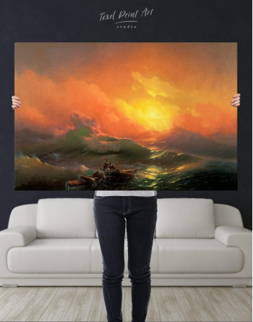 Aivazovsky The Ninth Wave Canvas Wall Art - image 5