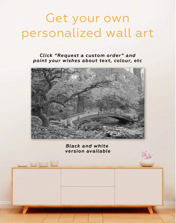 5 Panels Japanese Garden Canvas Wall Art - image 4