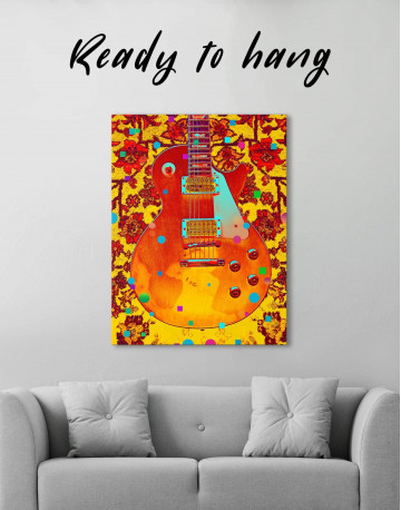 Music Guitar Canvas Wall Art