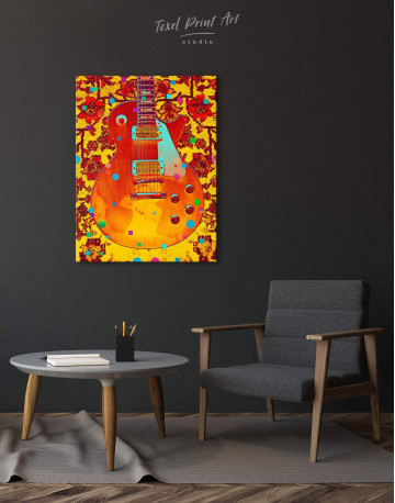 Music Guitar Canvas Wall Art - image 3