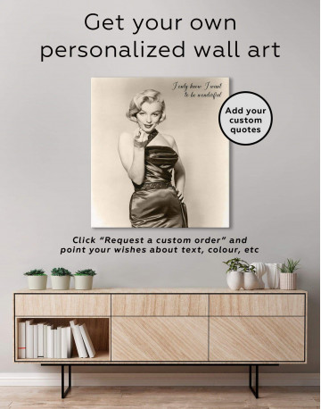 Photo Marilyn Monroe Canvas Wall Art - image 4