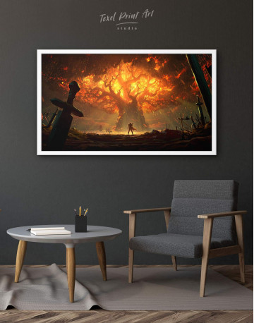 Framed World of Warcraft Game Canvas Wall Art - image 5