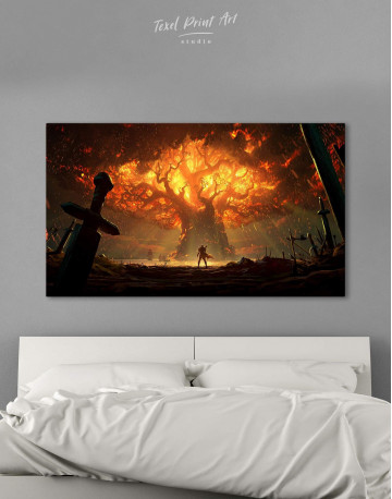 World of Warcraft Game Canvas Wall Art