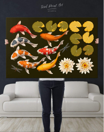 Koi Fish Canvas Wall Art - image 3
