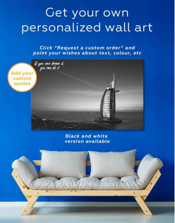 Burj Al Arab Jumeirah Canvas Wall Art - image 1