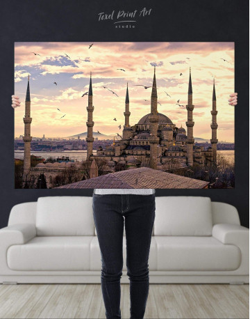 Sultan Ahmed Mosque Canvas Wall Art - image 4