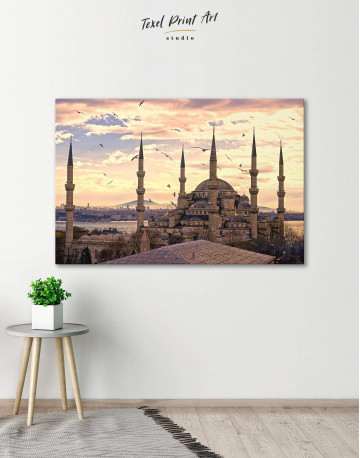 Sultan Ahmed Mosque Canvas Wall Art