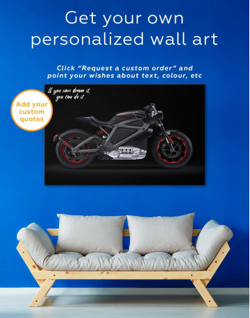 5 Panels Black Widow's Motorcycle Canvas Wall Art - image 4