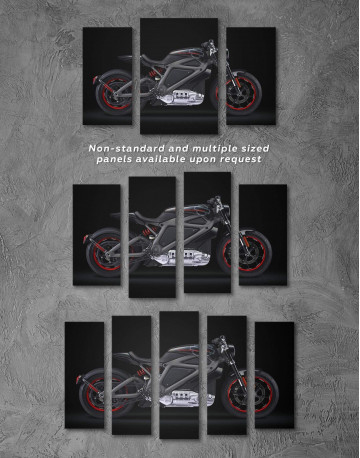Black Widow's Motorcycle Canvas Wall Art - image 2