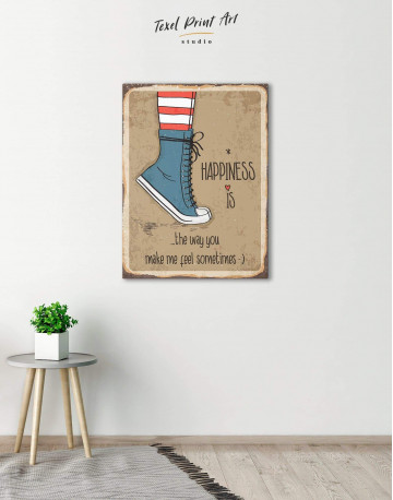 Happiness is Canvas Wall Art - image 4