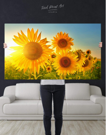 Sunflowers Field Canvas Wall Art - image 2