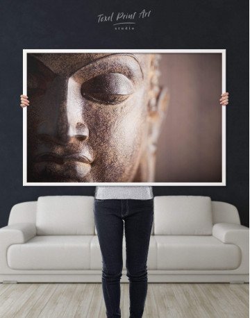 Framed Buddha Religious Canvas Wall Art - image 2