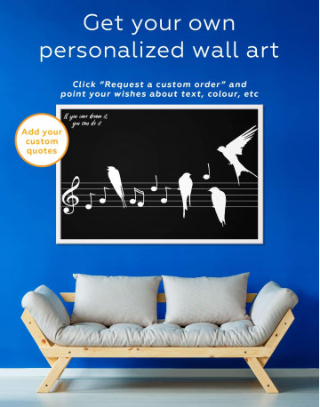 Framed Notes Canvas Wall Art - image 5