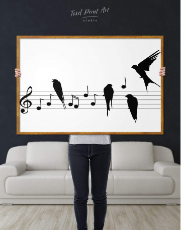 Framed Notes Canvas Wall Art - image 2