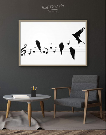 Framed Notes Canvas Wall Art - image 1