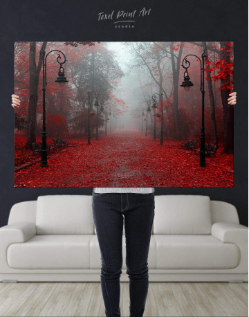Autumn Forest Canvas Wall Art - image 4