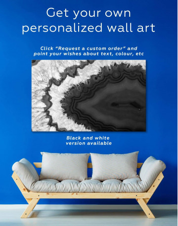 5 Panels Geode Canvas Wall Art - image 4