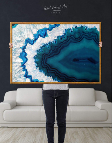Framed Geode Canvas Wall Art - image 2
