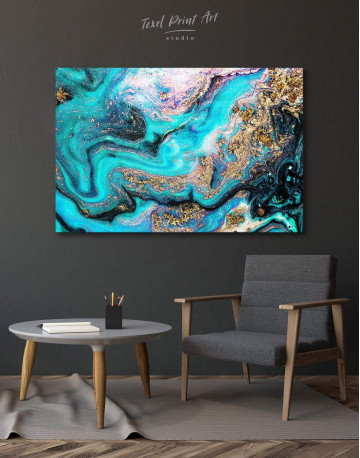 Marble Geode Canvas Wall Art