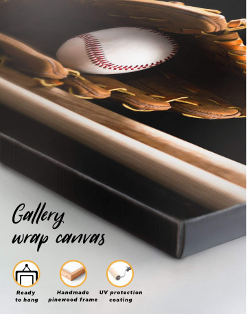 5 Panels Baseball Bats Canvas Wall Art - image 1