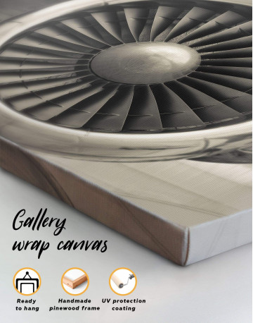 5 Pieces Airplane Turbine Canvas Wall Art - image 1