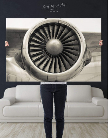 Airplane Turbine Canvas Wall Art - image 2