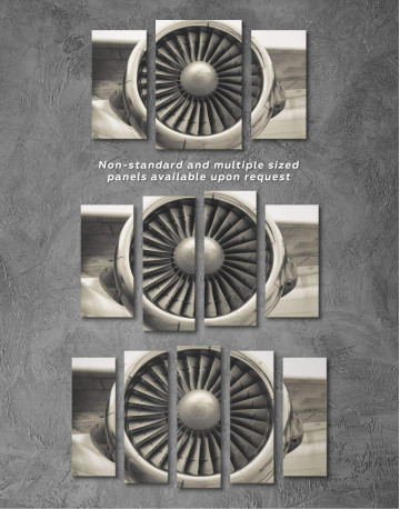 Airplane Turbine Canvas Wall Art - image 4