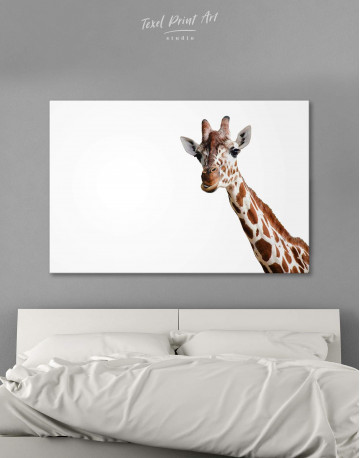 Funny Giraffe Canvas Wall Art