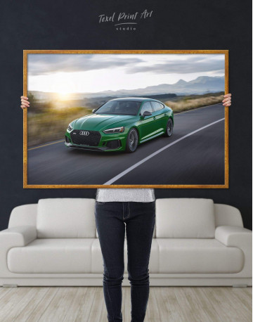 Framed Audi RS5 Sportback Canvas Wall Art - image 2