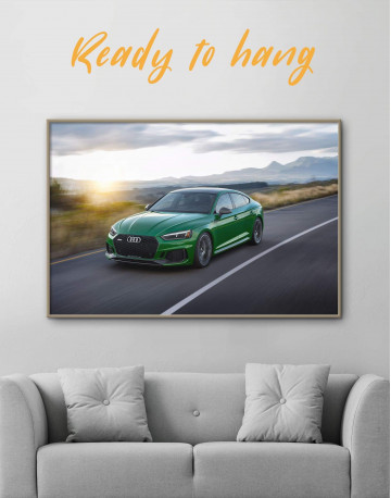 Framed Audi RS5 Sportback Canvas Wall Art