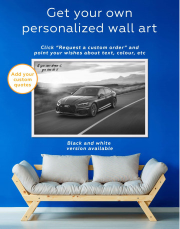Framed Audi RS5 Sportback Canvas Wall Art - image 5