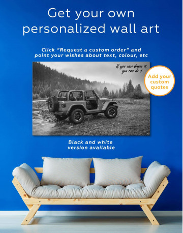 4 Panels Jeep Wrangler Canvas Wall Art - image 4