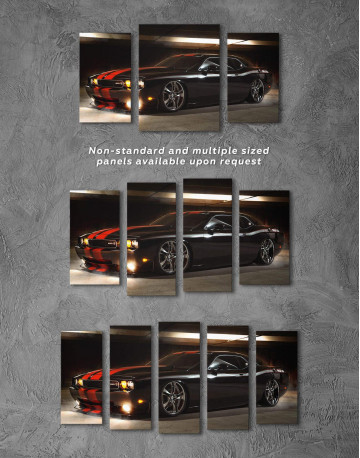 3 Panels Dodge Challenger Canvas Wall Art - image 2