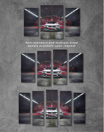 3 Panels BMW M4 Canvas Wall Art - image 3