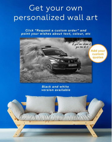 3 Panels Subaru Impreza WRX STi Rally Canvas Wall Art - image 4