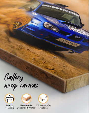 4 Panels Subaru Impreza WRX STi Rally Canvas Wall Art - image 1
