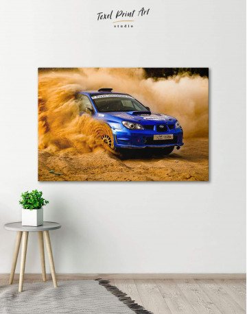 Subaru Impreza WRX STi Rally Canvas Wall Art